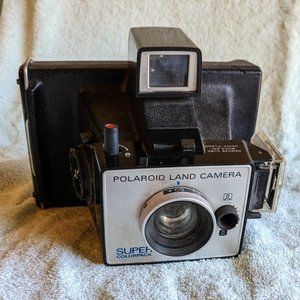 Vintage Clean Polaroid Land Camera Super Colorpack Film Instant Camera